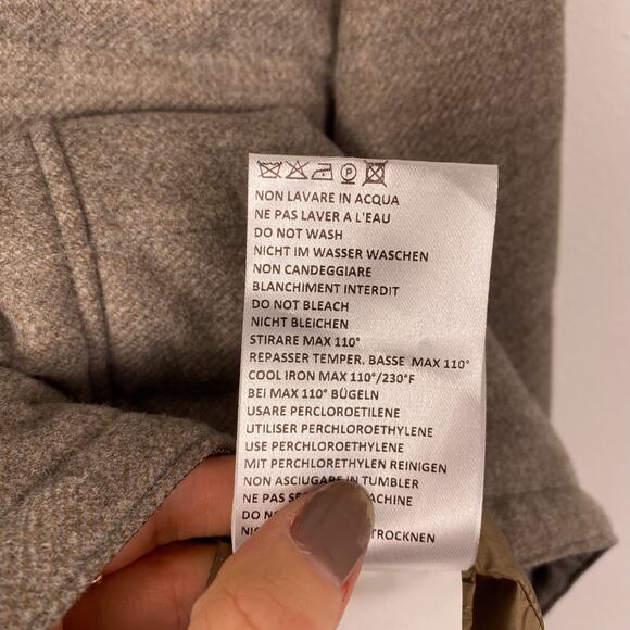 GIMO's Men's Quilted Jacket Gray Size 52 - Picture 7 of 12